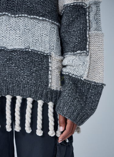 Wool-Blend Sweater GANNI Wool-Blend Sweater Grey gan0261001