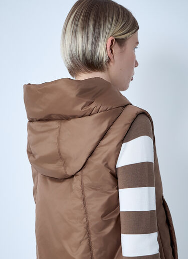 Puffer Gilet Max Mara Puffer Gilet Brown max0261045
