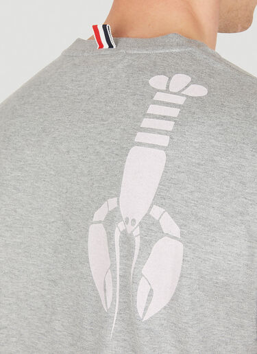 Thom Browne Lobster Motif T-Shirt Grey thb0149027