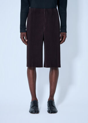 Homme Plissé Issey Miyake Wear Or Wrap Shorts Brown hmp0164011
