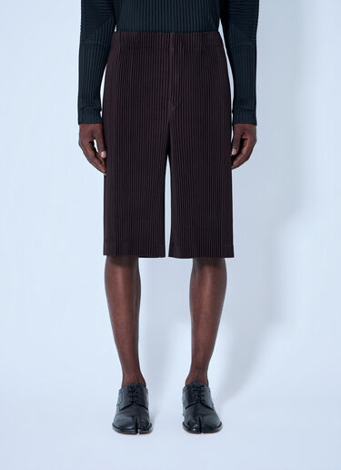 Homme Plissé Issey Miyake Wear Or Wrap Shorts Brown hmp0164011