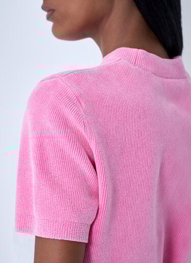 Logo Motif Knitted Top Alexander Wang Logo Motif Knitted Top White awg0261006