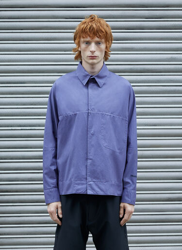 Massimo Osti Studio 徽标衬衫  紫色 mao0158043