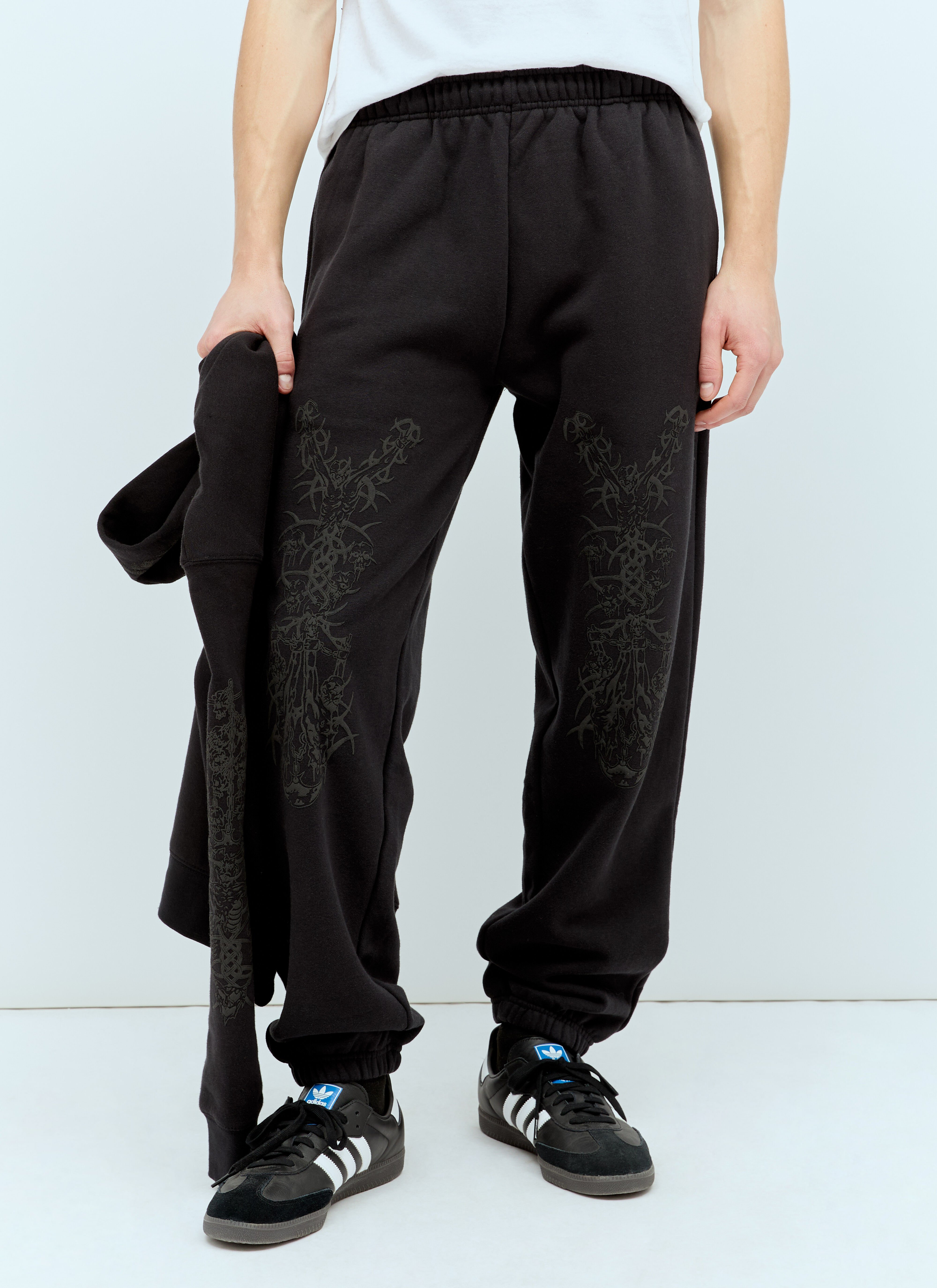 Lanvin Pain And Suffering Track Pants Black lnv0154006
