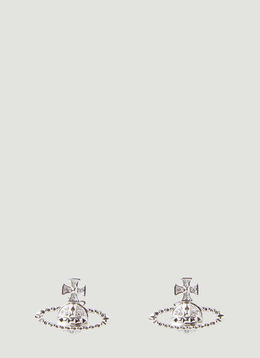 Vivienne Westwood Mayfair Bas Relief Earrings Silver vvw0246069
