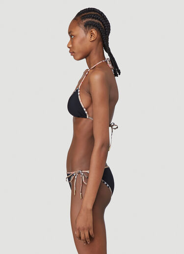 Check Bikini Burberry Check Bikini Black bur0239027