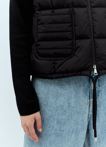 Moncler 패딩 마감 집업 가디건 블랙 mon0257051