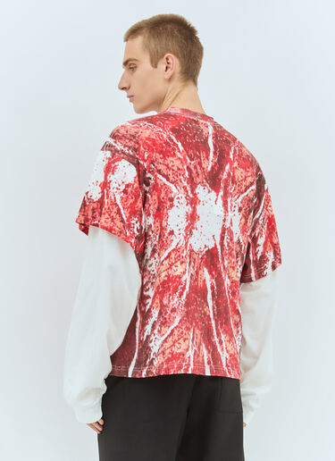DEMMO Return To Flesh Long-Sleeve T-Shirt Red dem0159003