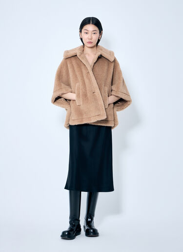 Max Mara 泰迪绒面料披肩 米色 max0259027