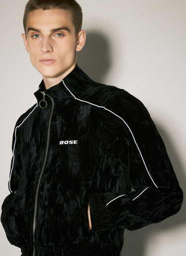 Martine Rose Shrunken Track Jacket Black mtr0158003