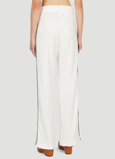Casablanca Laurel Track Pants White cbl0250007