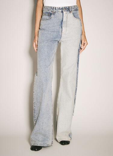 MM6 Maison Margiela Inside-Out Jeans Blue mmm0257008