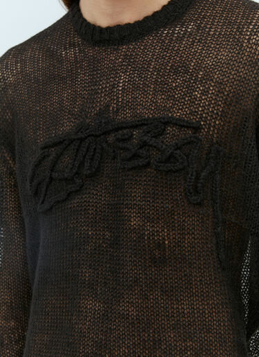 Stüssy Loose Knit Sweater Black sts0152057