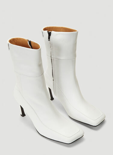 Reike Nen Squared-Toe Boots White rkn0241006