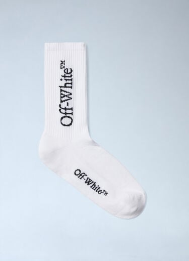 Off-White Bookish Socks White ofw0160072