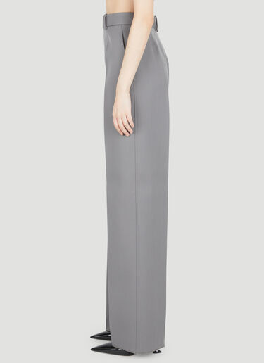 Bottega Veneta Compact Wool Tailored Pants Grey bov0254001