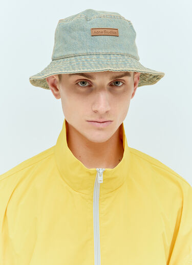 Acne Studios 徽标贴饰牛仔渔夫帽 蓝色 acn0355007