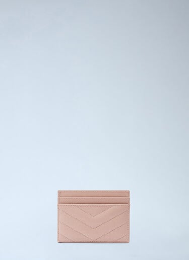 Saint Laurent Monogram Cardholder Beige sla0243088