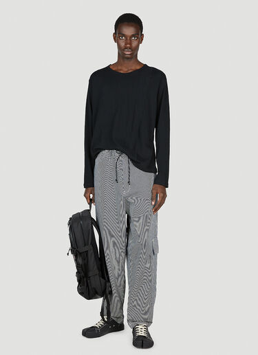Asymmetric Long Sleeve Top Yohji Yamamoto Asymmetric Long Sleeve Top Black yoy0152013