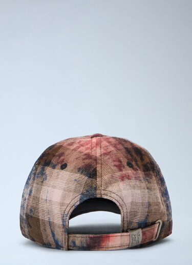 Curved Logo Check Cap Palm Angels Curved Logo Check Cap Multicolour pma0162032