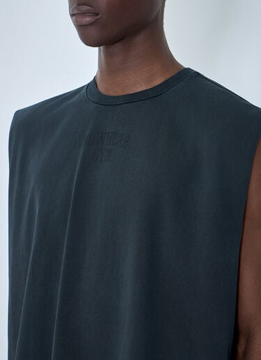 Champion Sleeveless Cotton Jersey Top Black cha0164003