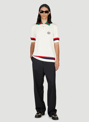 Gucci Web Polo Shirt Ivory guc0153033