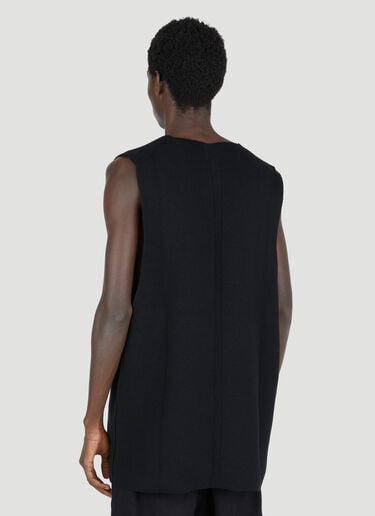 Rick Owens Cashmere Knit Vest Black ric0154001
