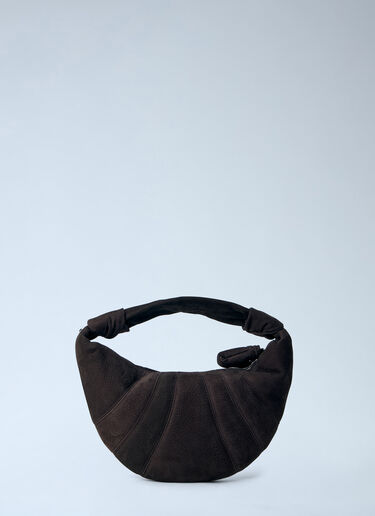 Lemaire Mini Fortune Croissant Handbag Brown lem0264033