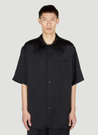 Jil Sander 36 Relaxed Shirt Black jil0151006