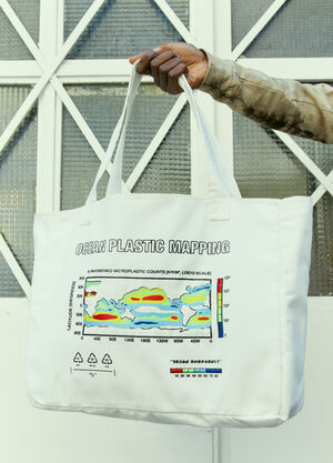 Space Available Ocean Mapping Tote Bag Khaki spa0356011