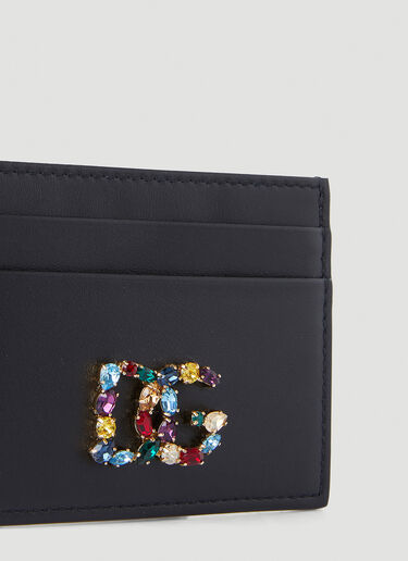 Crystal Plaque Card Holder Dolce & Gabbana Crystal Plaque Card Holder Black dol0247126
