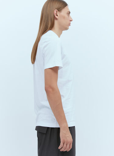 Logo Print T-Shirt Moncler Logo Print T-Shirt White mon0154029