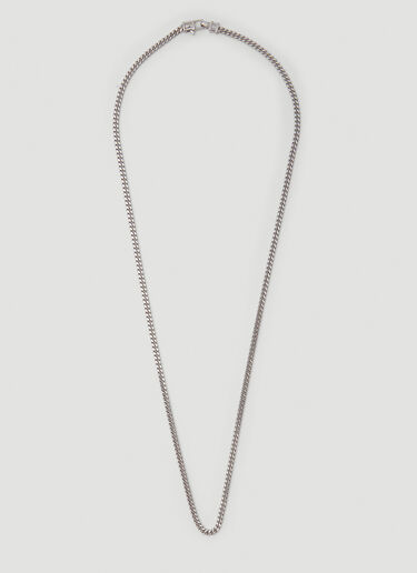 Curb Chain Necklace Tom Wood Curb Chain Necklace Silver tmw0349011