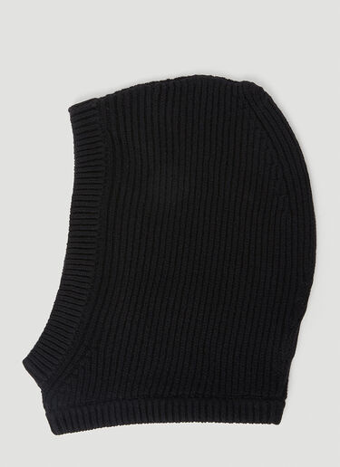 Rick Owens Knit Balaclava Black ric0253028