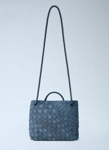 LN-CC® - Bottega Veneta: Small Andiamo Handbag - Blue Bottega Veneta Small Andiamo Handbag Blue bov0264010