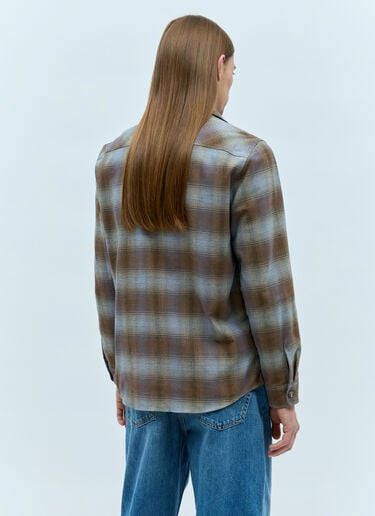 A.P.C. Flannel Shirt Brown apc0155004