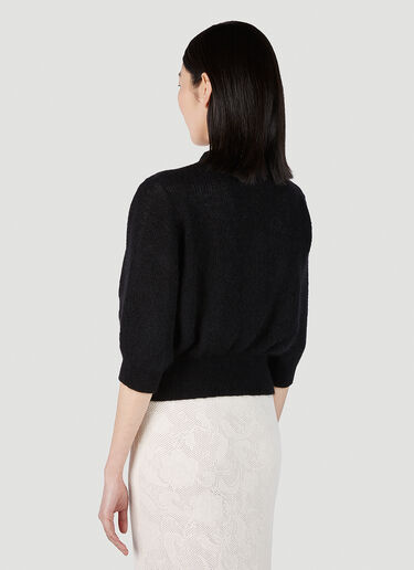 Gucci Fine Button Down Cardigan Black guc0251196