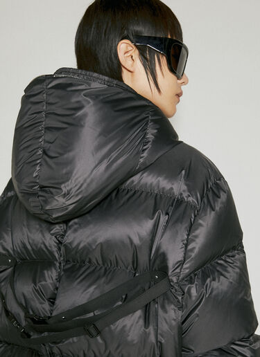 Moncler + Rick Owens Gimp Long Down Coat Black mcs0355005