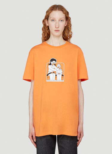 LN-CC x Kyle Platts T 01 Health and Safety T-Shirt Orange kyl0342001