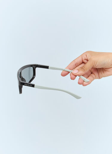 Gucci Mask Shape Sunglasses Black gus0357004
