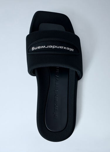 Alexander Wang Mesh Slide Sandals Black awg0263048