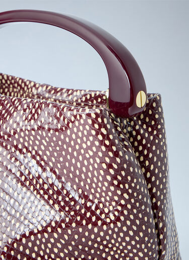 Dries Van Noten Patterned Top Handle Bag Bordeaux dvn0264035