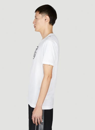 Dolce & Gabbana Logo Embroidery T-Shirt White dol0151027