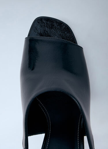 TOTEME Slingback Peep-Toe Heels Black tot0264044