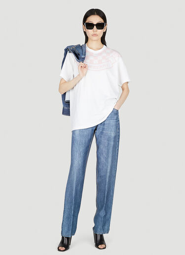 Burberry Logo Print T-Shirt White bur0253016