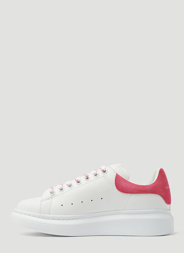 Alexander McQueen Oversized Velour Counter Sneakers Pink amq0248009