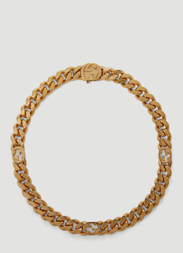 Gucci Interlocking G Choker Necklace Gold guc0250245