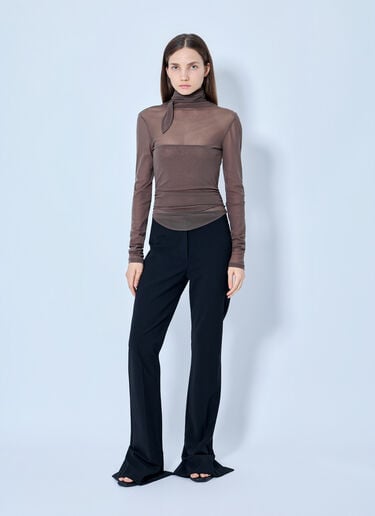 LN-CC® - Lemaire: Ballerina Foulard Top - Brown Lemaire Ballerina Foulard Top Brown lem0266012