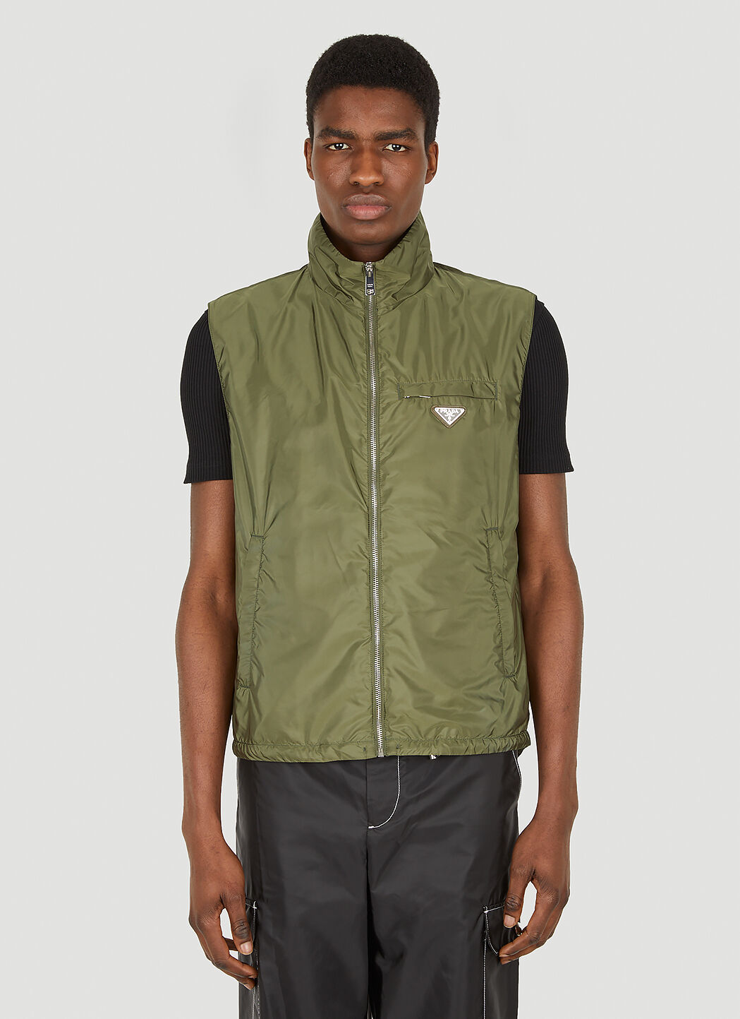 Green prada jacket mens shop