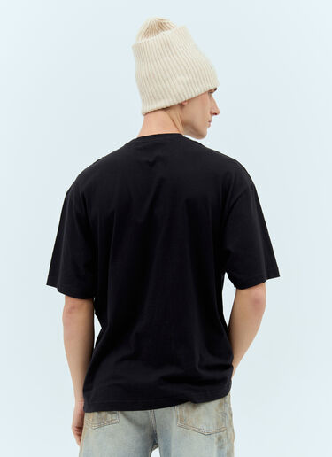Graphic Print T-Shirt Acne Studios Graphic Print T-Shirt Black acn0157002
